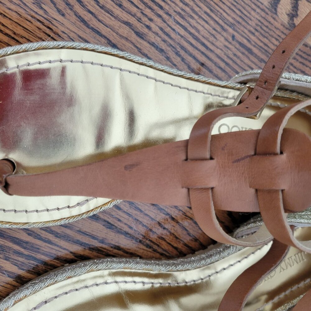 Jimmy Choo Gladiator Sandals 35.5 - Picture 2 of 16